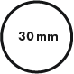 Diamètre du tube central 30mm